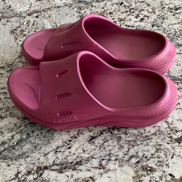 Hoka Women's Mules in Berry - Picture 2 of 7